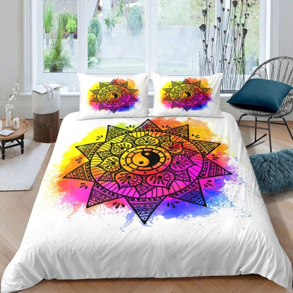 Housse de Couette Mandala Yin Yang