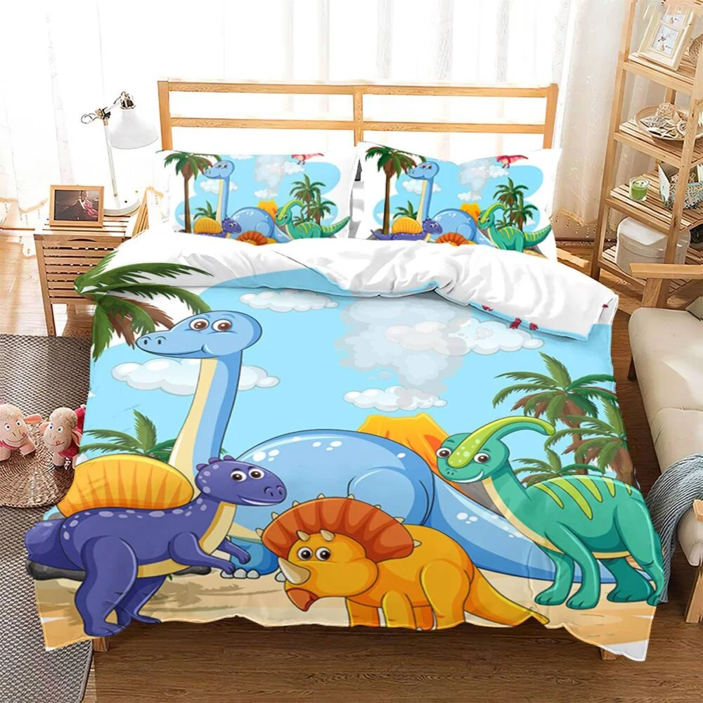 Housse de Couette Dinosaure Attendrissant